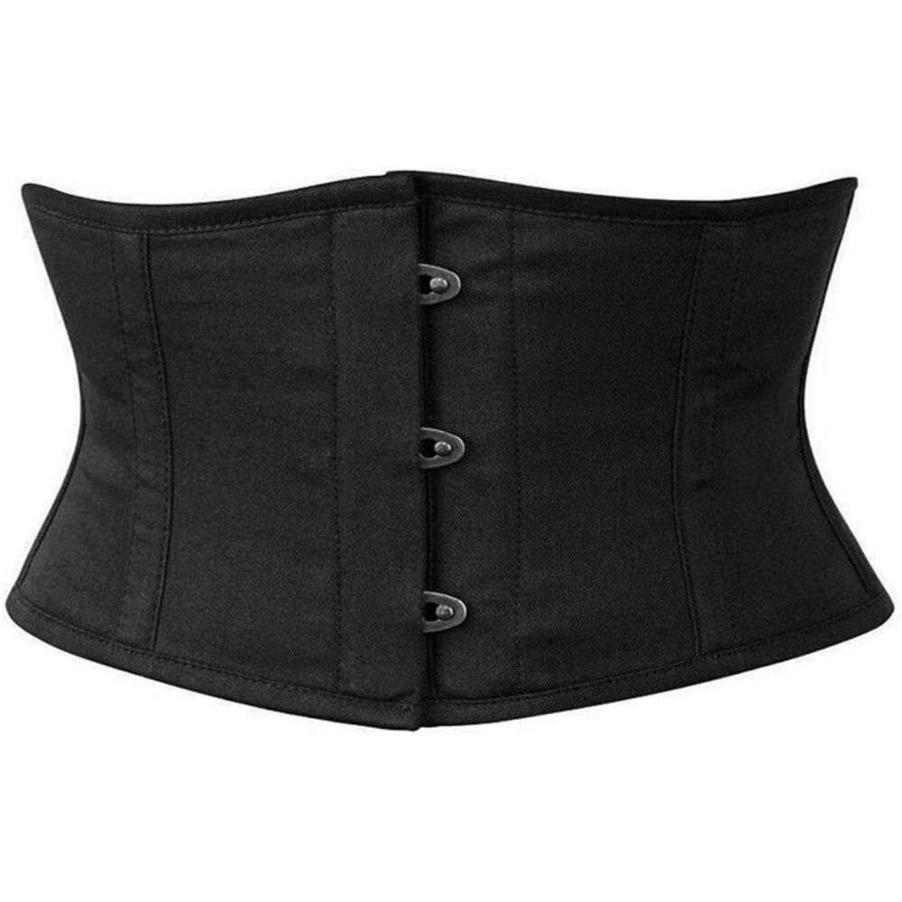 Steel Boned Underbust Waspie Cotton Corset, Medium, 5H-205T007